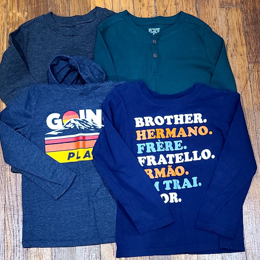 Toddler boy long sleeve shirts